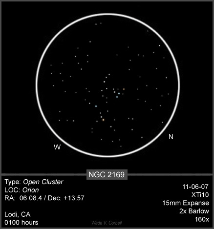 NGC 2169 - 37 Cluster