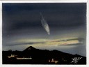 The Setting of Comet PanSTARRS from France