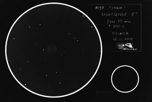 Messier 97 - Lightened