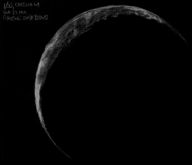 Crescent Moon - April 12, 2013