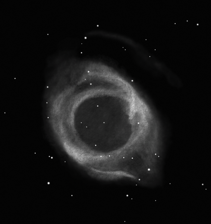 NGC 7293, "The Helix Nebula" a planetary nebula located in the constellation Aquarius