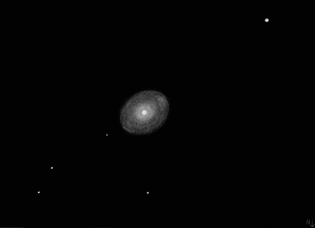 NGC 6826 aka Caldwell 15, a planetary nebula in the constellation Cygnus