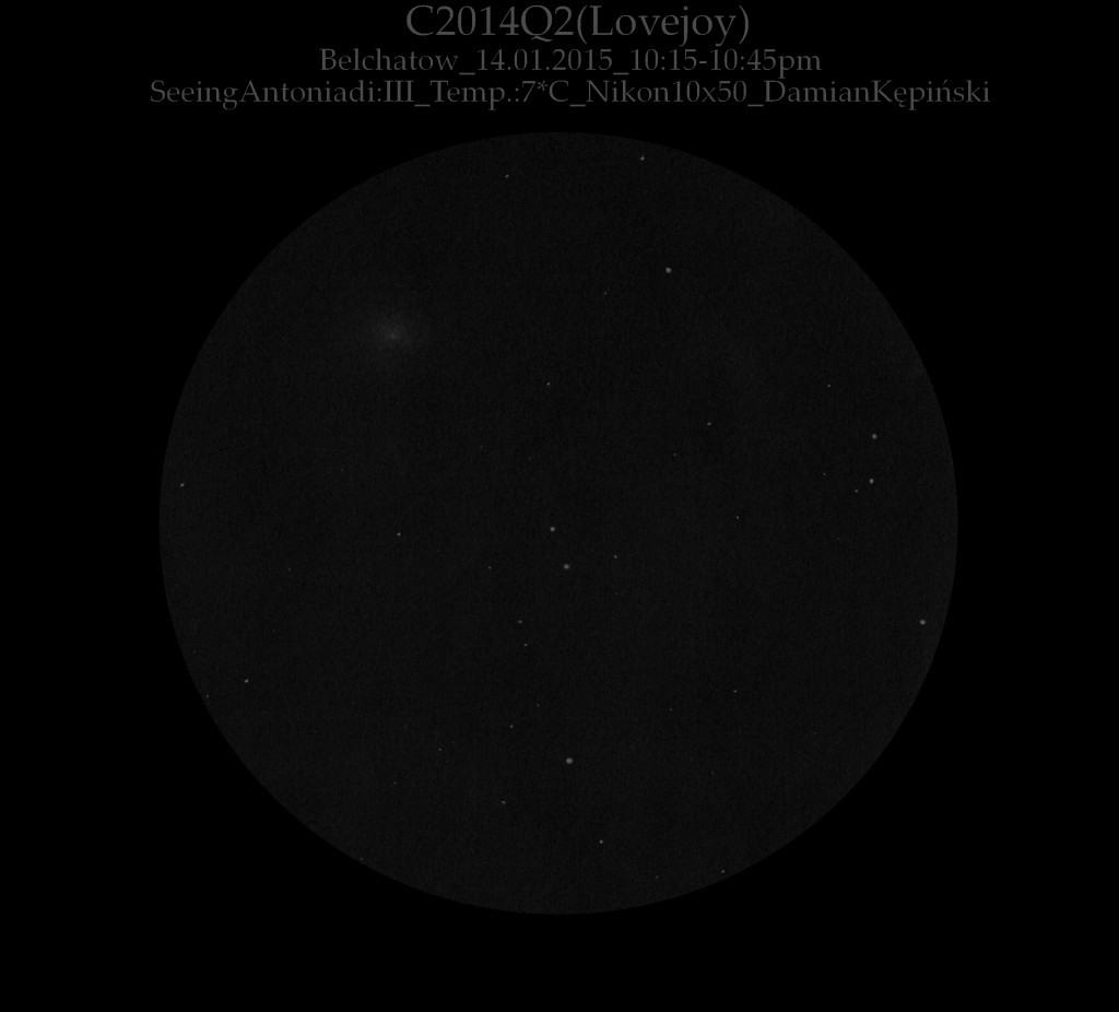 Comet C/2014 Q2 (Lovejoy) - January 14, 2015