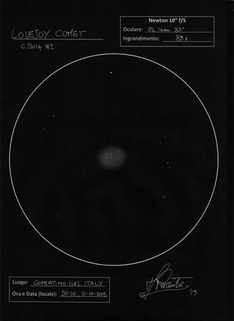 Comet C/2014 Q2 (Lovejoy)  - January 11, 2015
