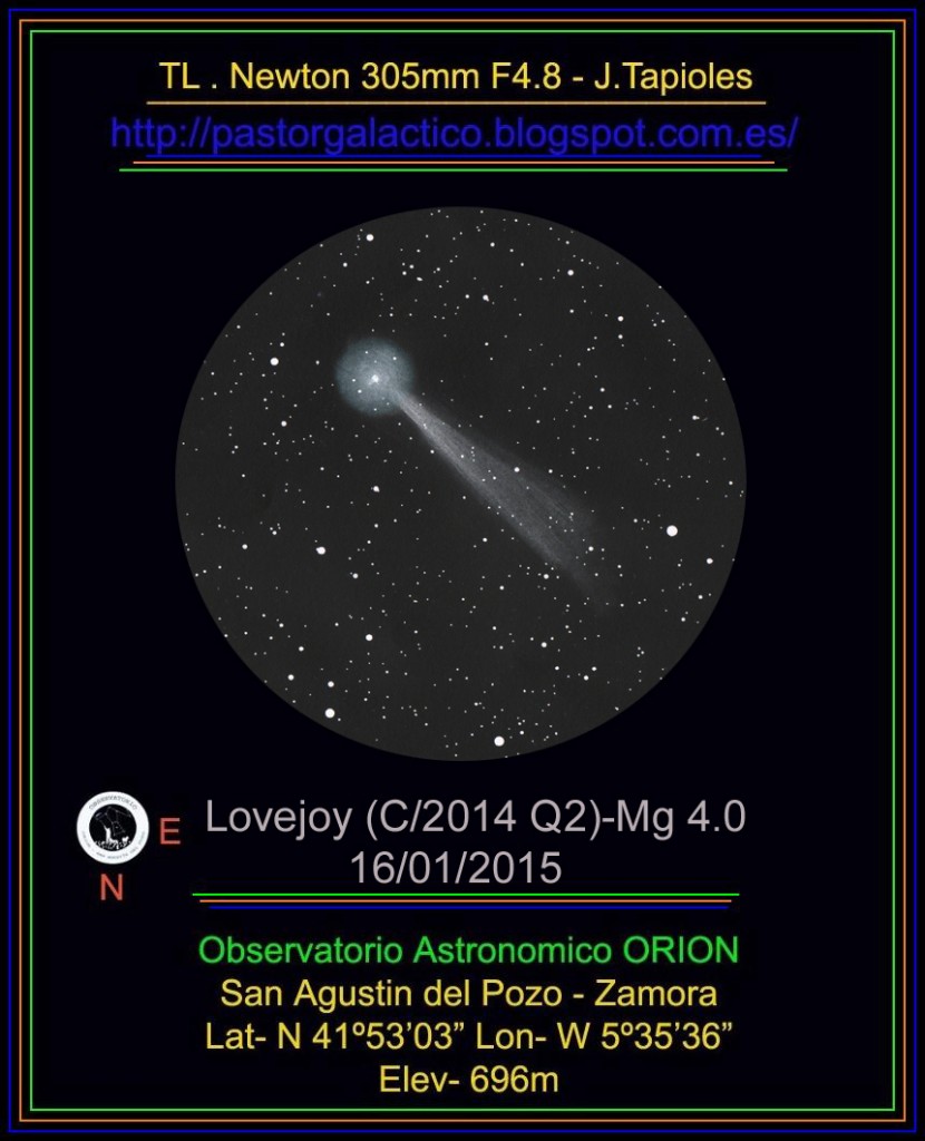 Comet C/2014 Q2 (Lovejoy) - January 16, 2015