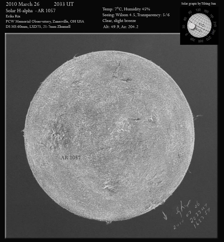 2010 Mar 26 Full Solar Disk
