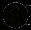 Melotte 111, NGC 4494, NGC 4565